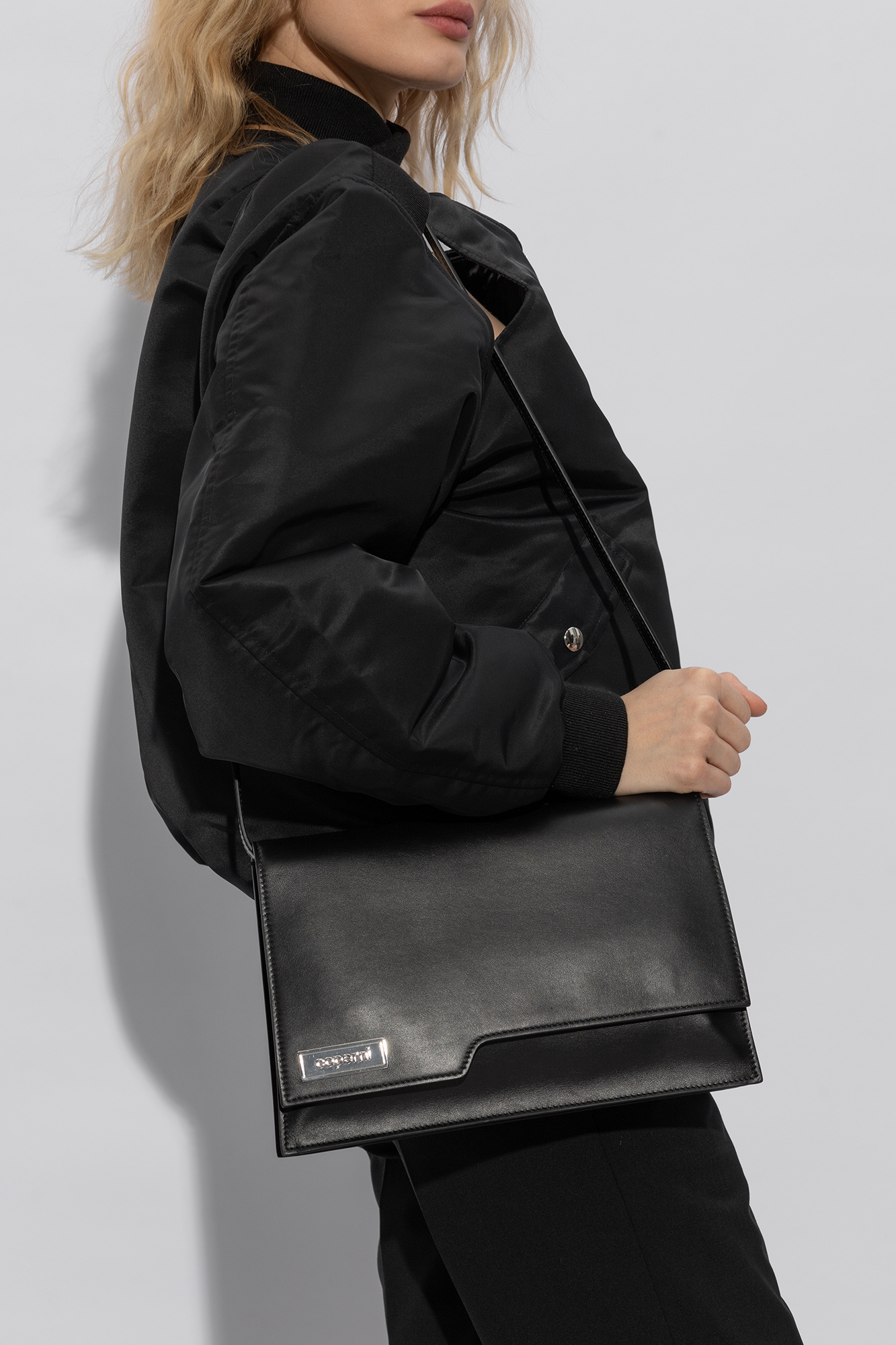 COPERNI|SHOULDER BAGS (FOLDER BAG (COPBA67848 BLACK)) SchaferandweinerShops Italy - Black 'Folder' shoulder bag